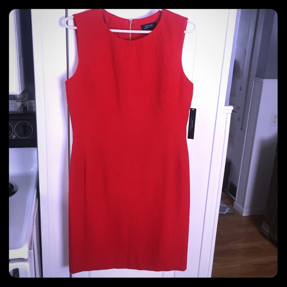 Red Tahari Dress - NWT